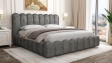 Тапицирана спалня 180/200 Алейна с включен матрак Sleep Nuvia 180/200 сив - изглед 1