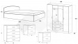 Спален комплект Лумо Л1 силк лайт със силк неро - изглед 2