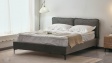 Тапицирана спалня 160/200 Аксира с включен матрак Sleep Nuvia 160/200 сив - изглед 1