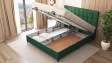 Боксспринг легло 160/200 Ализе с включен матрак Sleep Nuvia 160/200 тъмно зелен - изглед 3