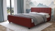 Тапицирана спалня 160/200 Анаса с включен матрак Sleep Nuvia 160/200 червен - изглед 1