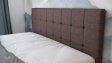 Тапицирана спалня 160/200 Анаса с включен матрак Sleep Nuvia 160/200 кафяв - изглед 2