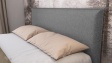 Тапицирана спалня 160/200 Дена с включен матрак Sleep Nuvia 160/200 сив - изглед 2