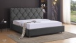 Тапицирана спалня 180/200 Фиора с включен матрак Sleep Nuvia 180/200 графит - изглед 1