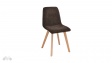 Трапезен стол Ела кафяв - изглед 1