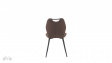 Трапезен стол Норо кафяв - изглед 4