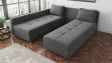 Ъглов диван Авелио с посока сив - изглед 5