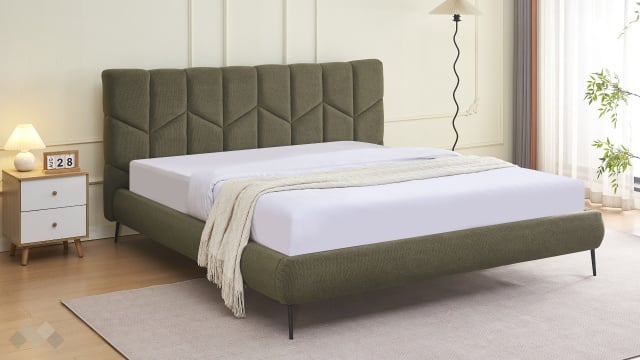Тапицирана спалня 180/200 Талена с включен матрак Sleep Nuvia 180/200 зелен