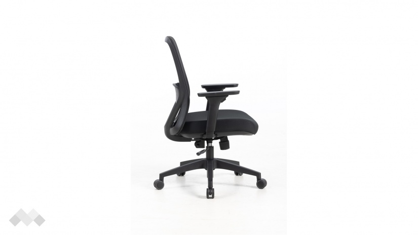 Офис стол Авентро черен - изглед 3