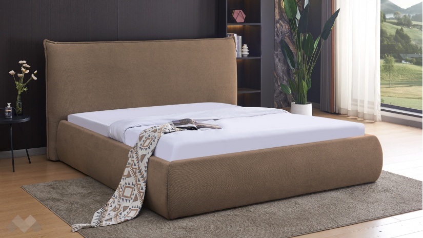 Тапицирана спалня 180/200 Оренда с включен матрак Sleep Nuvia 180/200 бежов - изглед 1